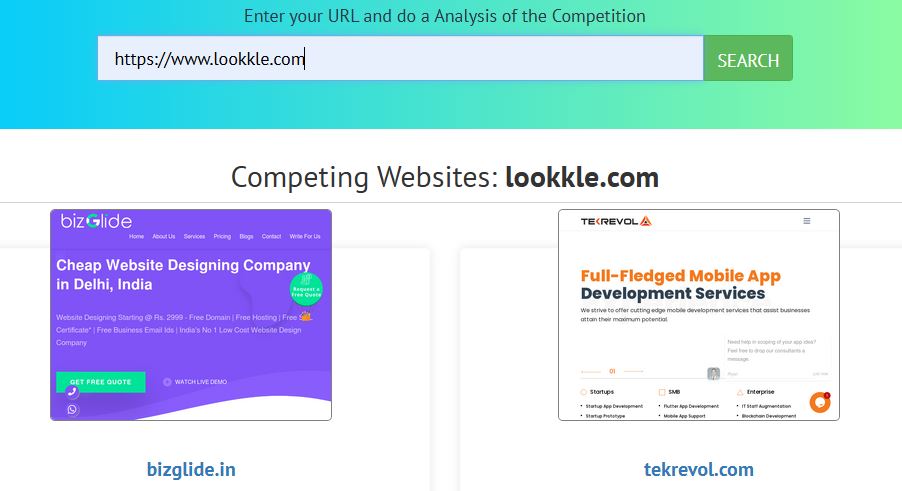 How to Use Lookkles Competitor Website Analysis Tool